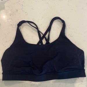 LULULEMON ENERGY BRA, Size 10, True Navy